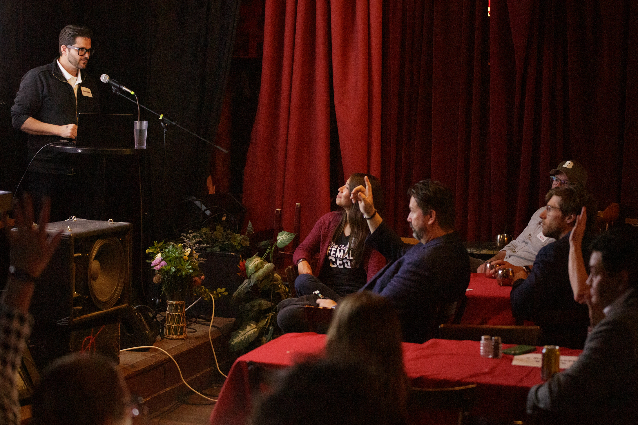 A vibrant tech community gathering